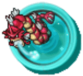 Shiny Gyarados Fountain.gif