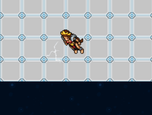 A Griseous Orb interage com a fenda e leva o jogador para o Distortion World.