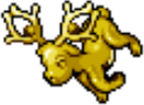 Christmas Golden Stantler Big Figure