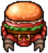 Crustle cheese burger costume.png