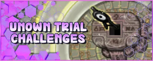 Banner Unown Trials